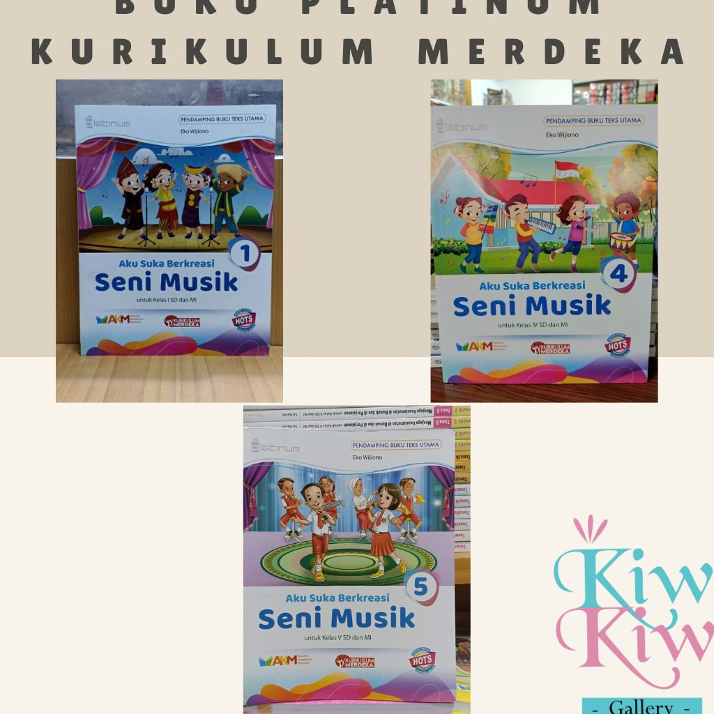 Jual Buku Seni Musik Kelas 1 2 3 4 5 6 SD MI Kurikulum Merdeka