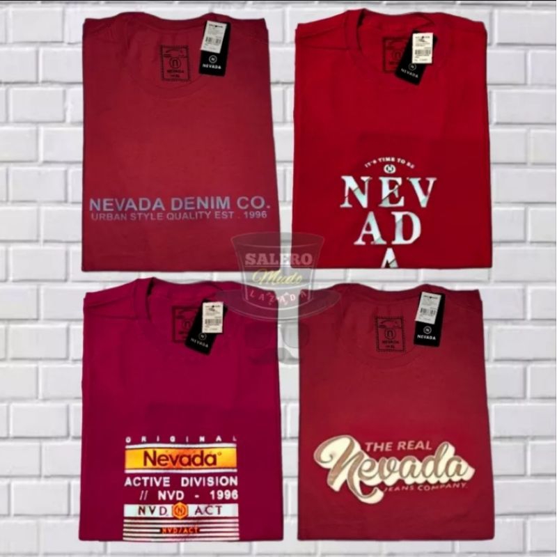 Jual Promo Kaos Oblong Nevada Motif Random Cod Kaos Pria Ukuran