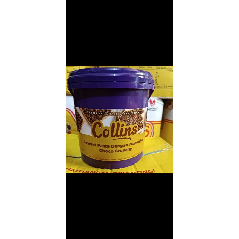 Jual Collins Dip Glaze Rasa Choco Crunchy 1kg Topping Donat Topping