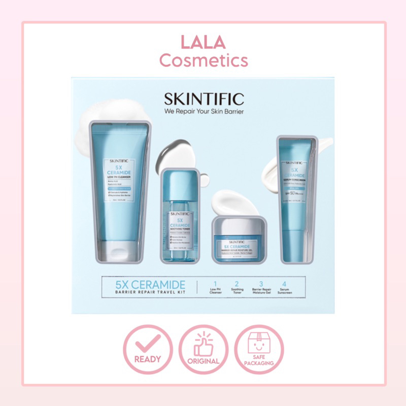 Jual Skintific X Ceramide Travel Kit Skin Care Original Bpom