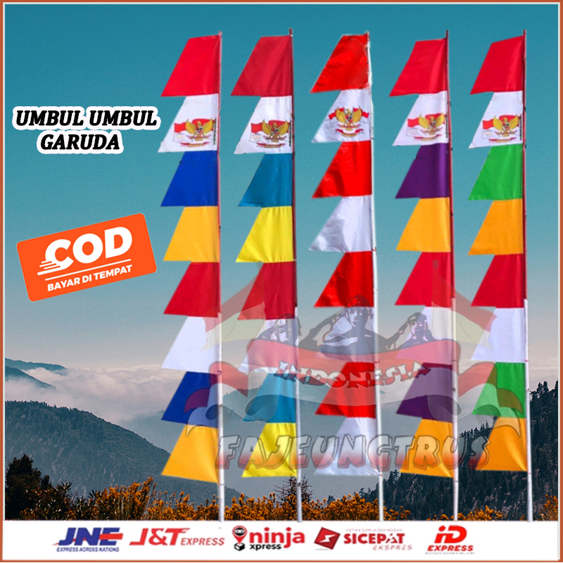 Jual BENDERA UMBUL UMBUl GARUDA 1 PCS 2 7 METER Shopee Indonesia