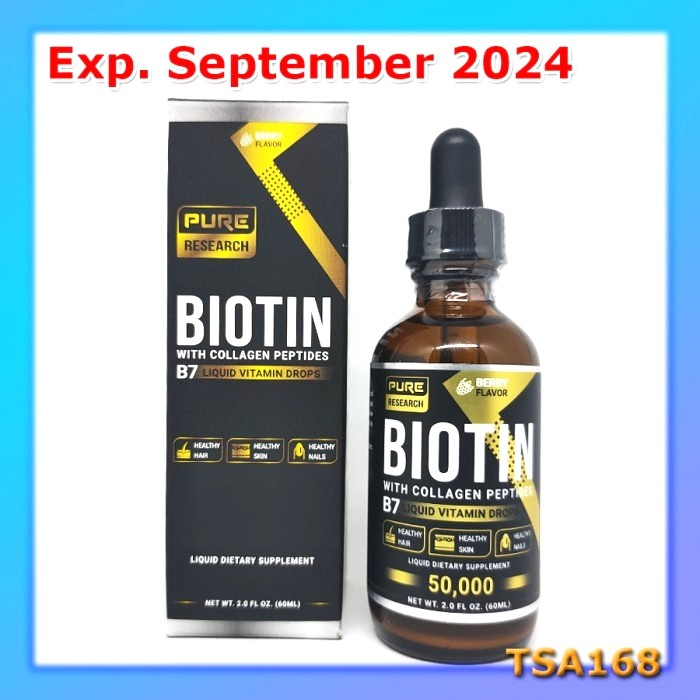 Jual Liquid Biotin And Collagen Mcg Hair Growth Drops Vit B