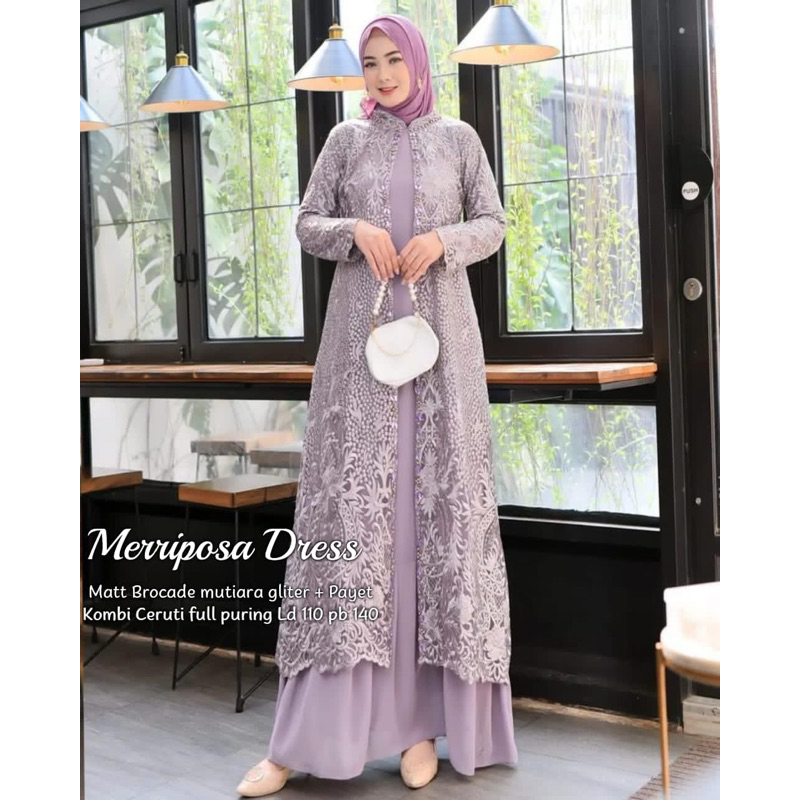 Jual MERIPOSA DRESS LABEL MADANI READY STOK Shopee Indonesia