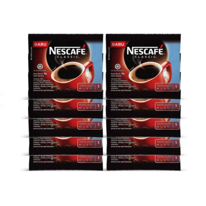 Jual Nescafe Classic Pack Isi Sachet Shopee Indonesia