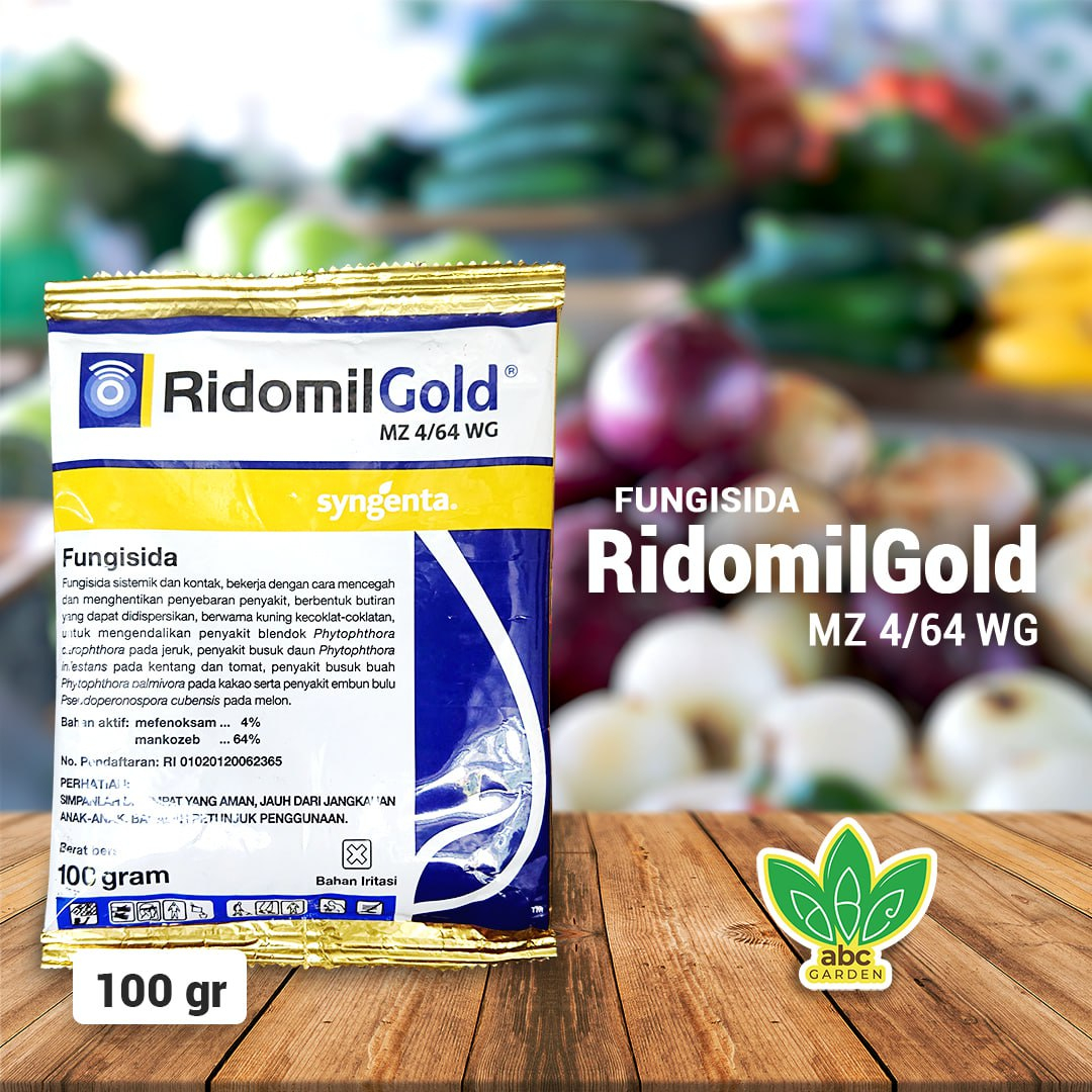 Jual 100gram Fungisida Ridomil Gold MZ 4 64WG Untuk Mengatasi Jamur