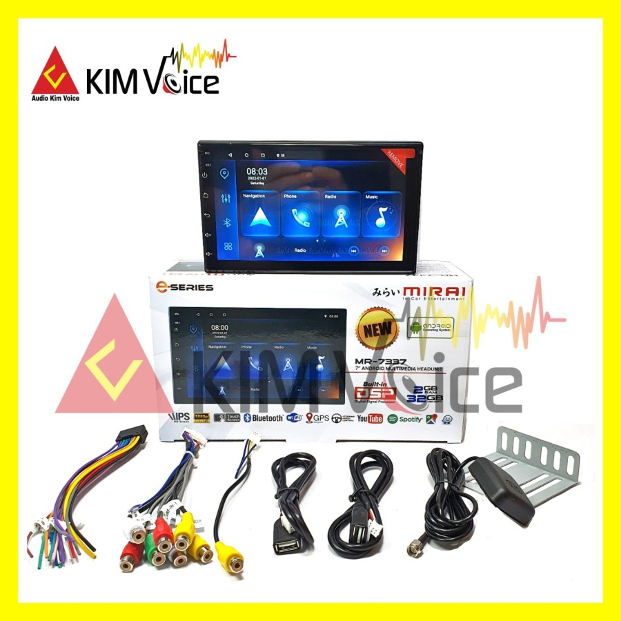 Jual Head Unit Android Mirai MR 7337 7 Inch RAM 2 32GB Shopee Indonesia