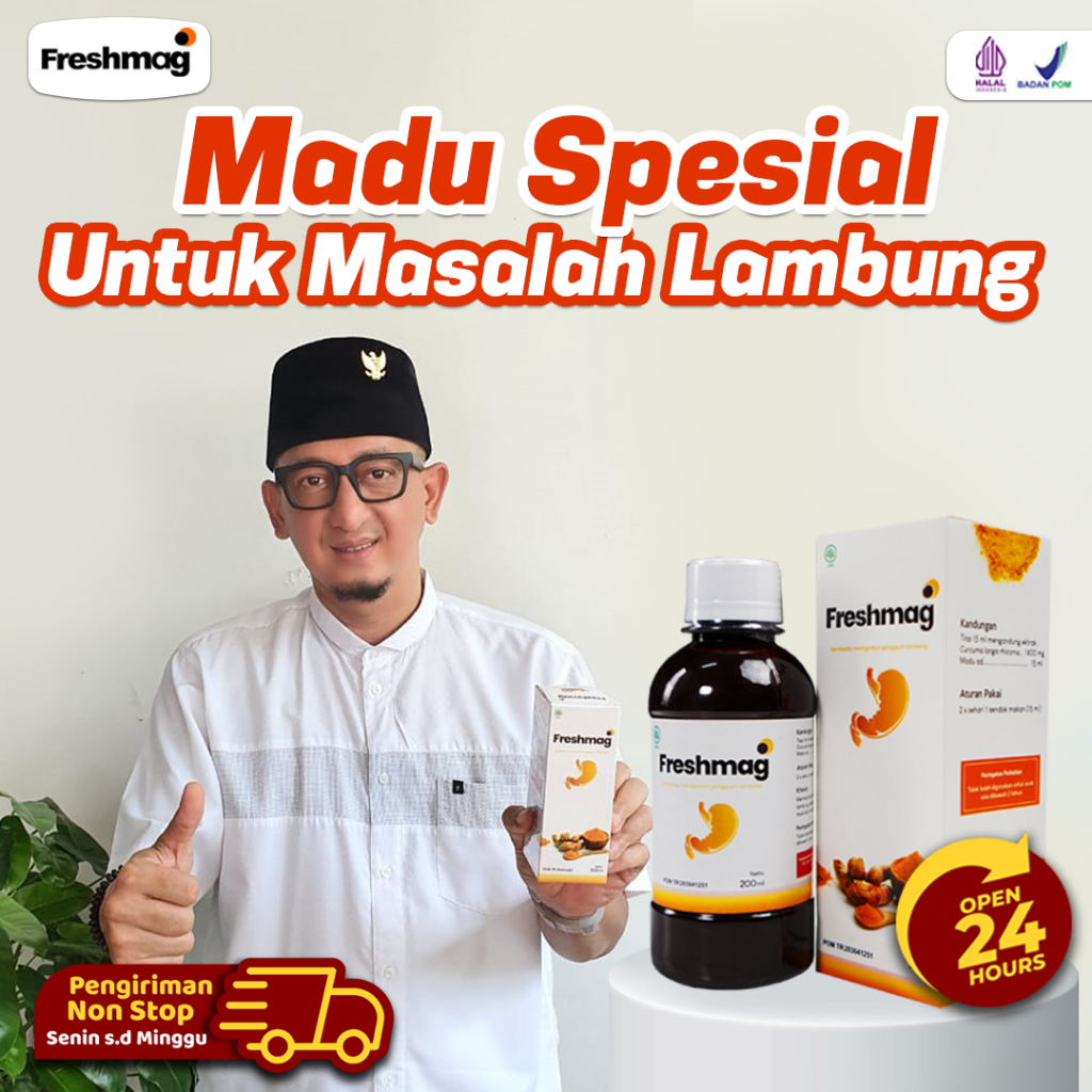 Jual Freshmag Madu Lambung Solusi Ampuh Asam Lambung Maag Dan