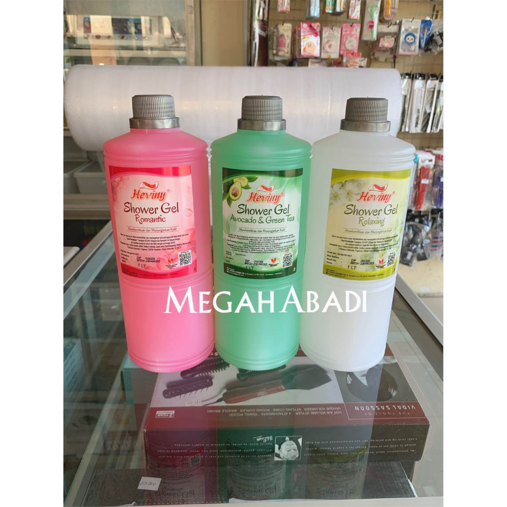 Jual Heviny Shower Gel Heviny Sabun Mandi Cair Liter Shopee