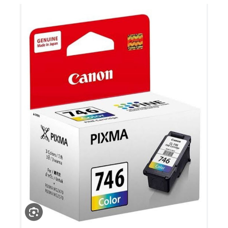 Jual Tinta Canon CL 746 Color Warna RECYCEL PREMIUM Shopee