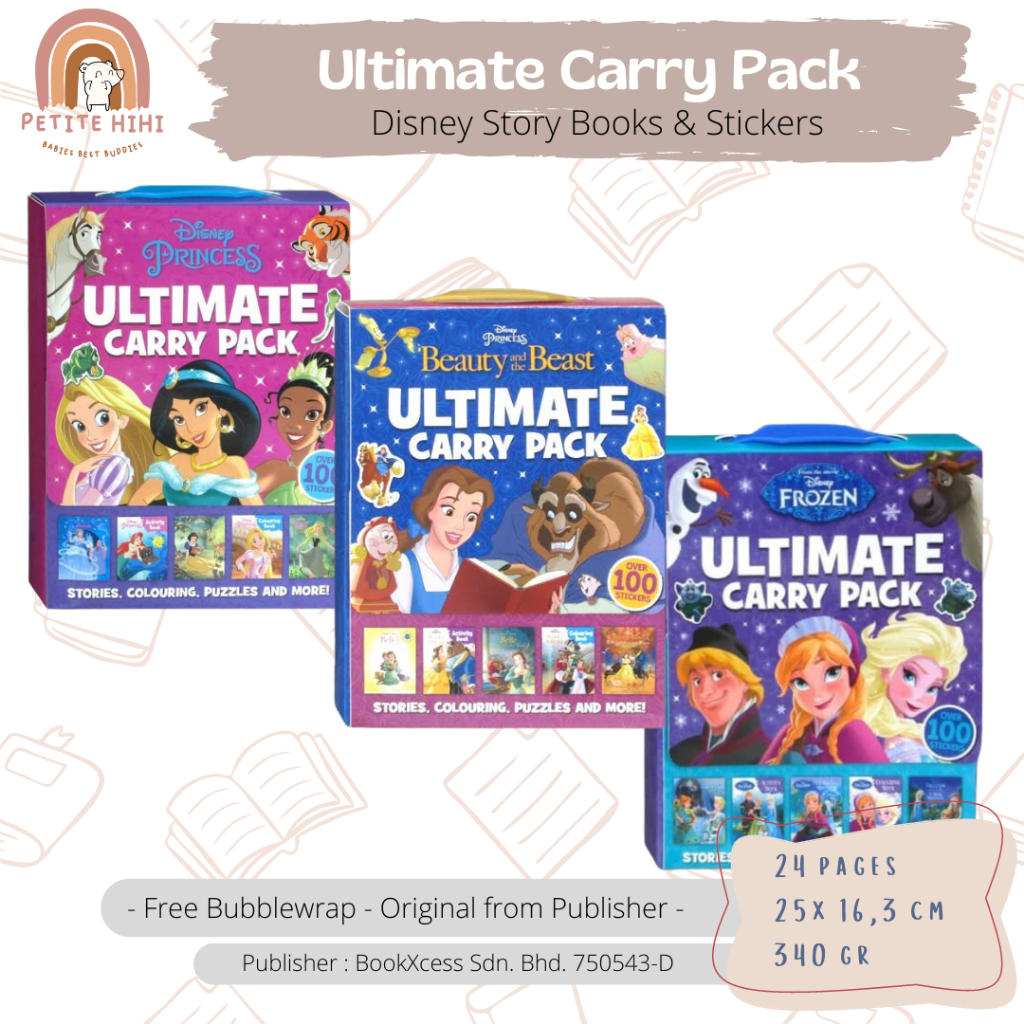 Jual Bbw Ultimate Carry Pack Book Disney Princess Beauty And The