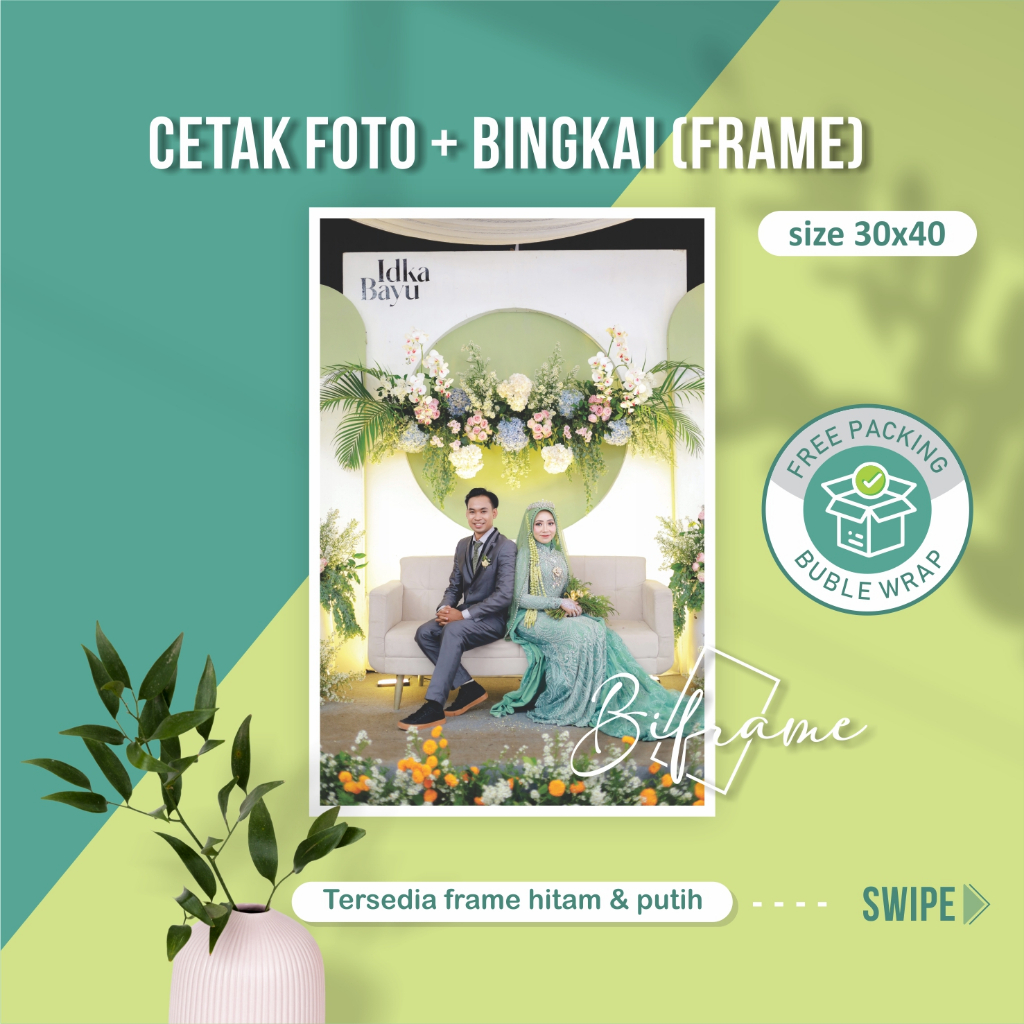 Jual Bingkai Blok Cetak Foto Bingkai Ukuran 30x40 Frame Foto Anti