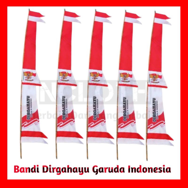 Jual Bendera Bandir Dirgahayu Garuda HUT Kemerdekaan Indonesia Shopee