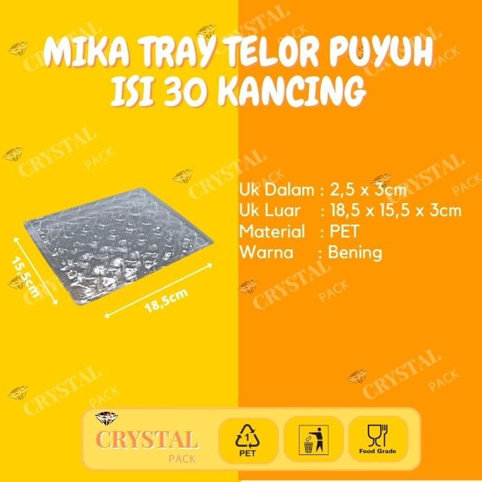 Jual Dus Mika Kemasan Telur Puyuh Isi Butir Kemasan Box Egg Tray