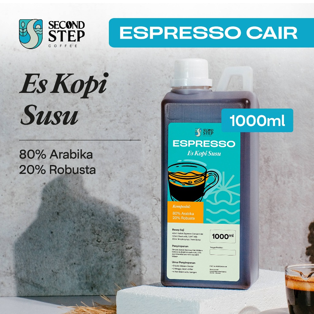 Jual Espresso Cair Kopi Susu Kekinian Konsentrat Murni Minuman 1 Liter