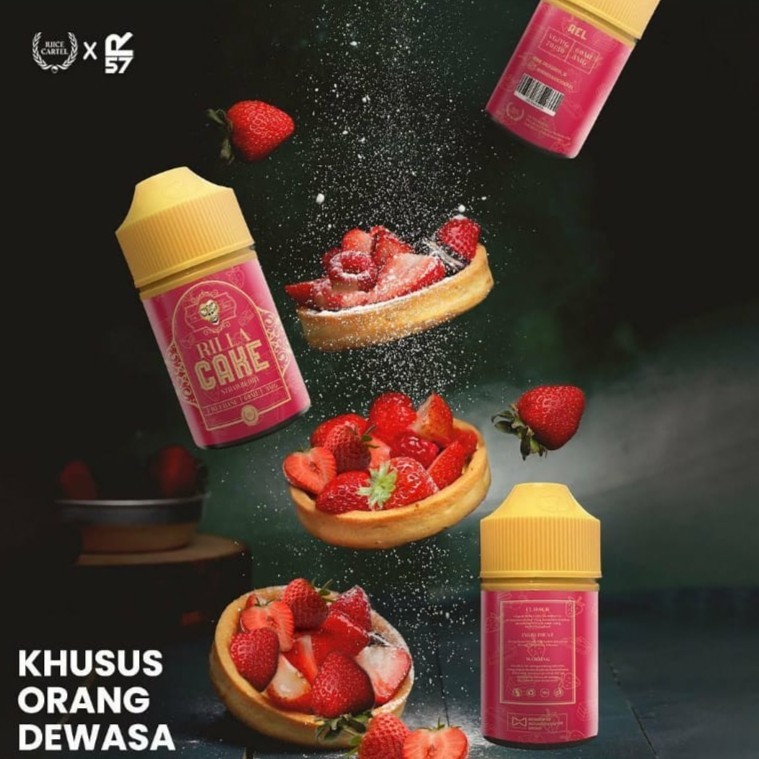 Jual Cakerilla V Strawberry Rilla Cake Ml Mg Mg By Juice Cartel X