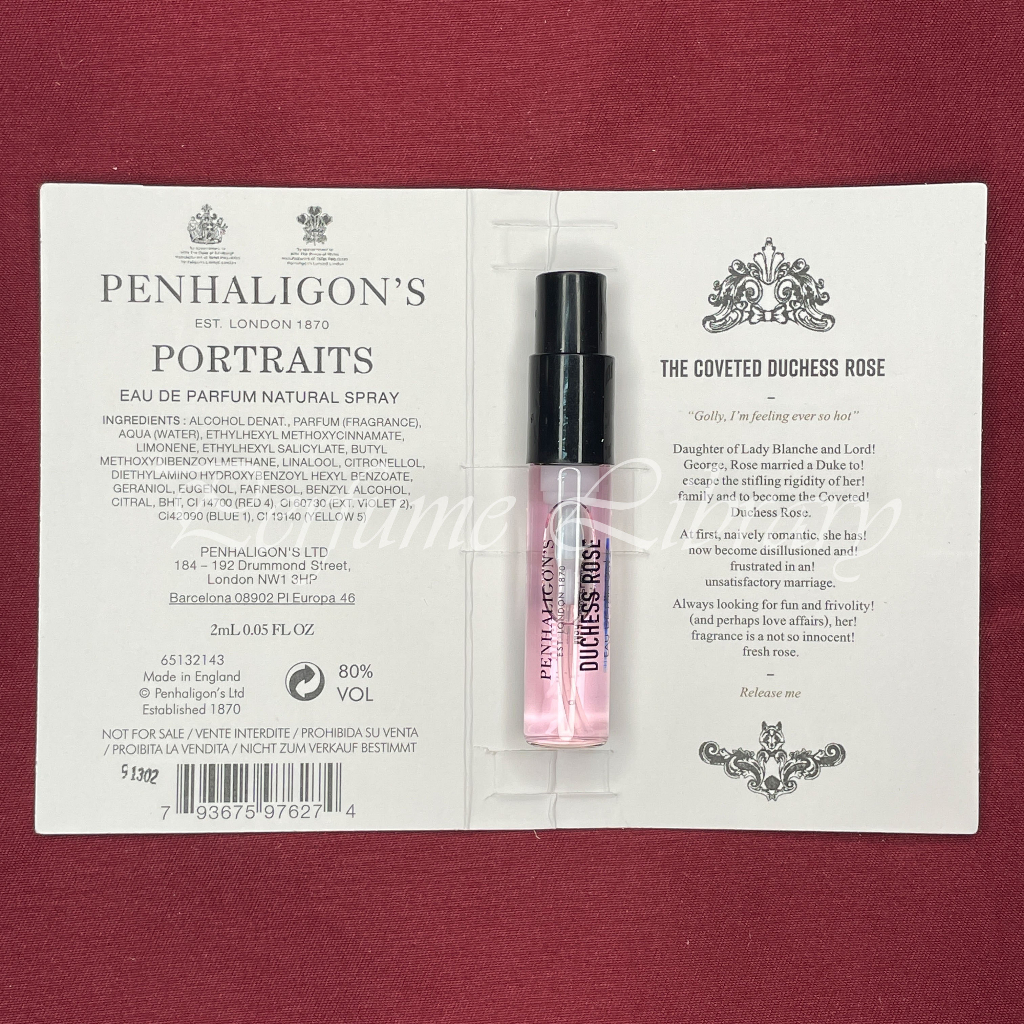 Jual Contoh Parfum Penhaligon S The Coveted Duchess Rose 2016 Parfum