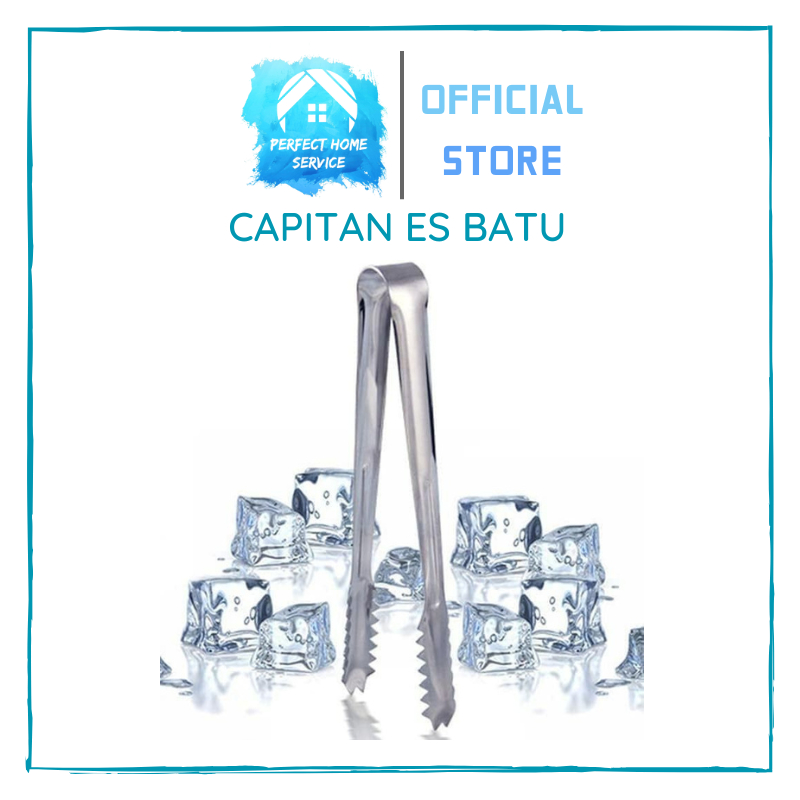 Jual Penjepit Roti Capitan Es Batu Stainless Perfecthome Shopee