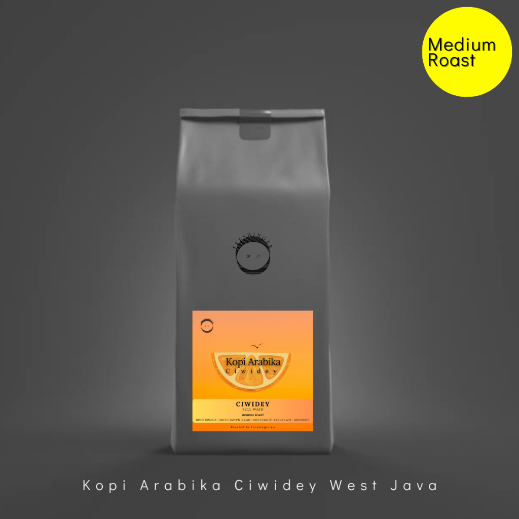 Jual Kopi Arabika Ciwidey Full Washed Dried Orange Gram Shopee