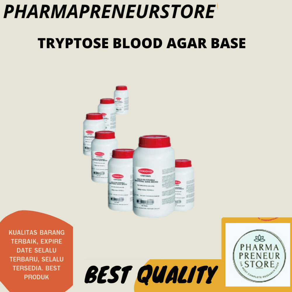 Jual Tryptose Blood Agar Base Gram Oxoid Best Quality Shopee