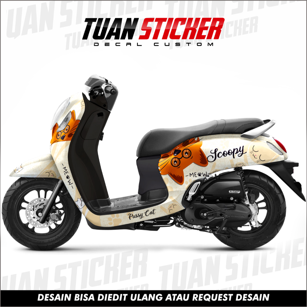 Jual Sticker Stiker Decal Scoopy Fi 2021 2022 2023 PRESTIGE Full Body