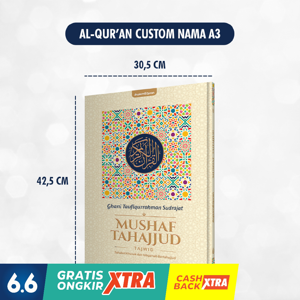 Jual Syaamil Quran Mushaf Tahajud Tajwid Kabir Ukuran Besar Jumbo