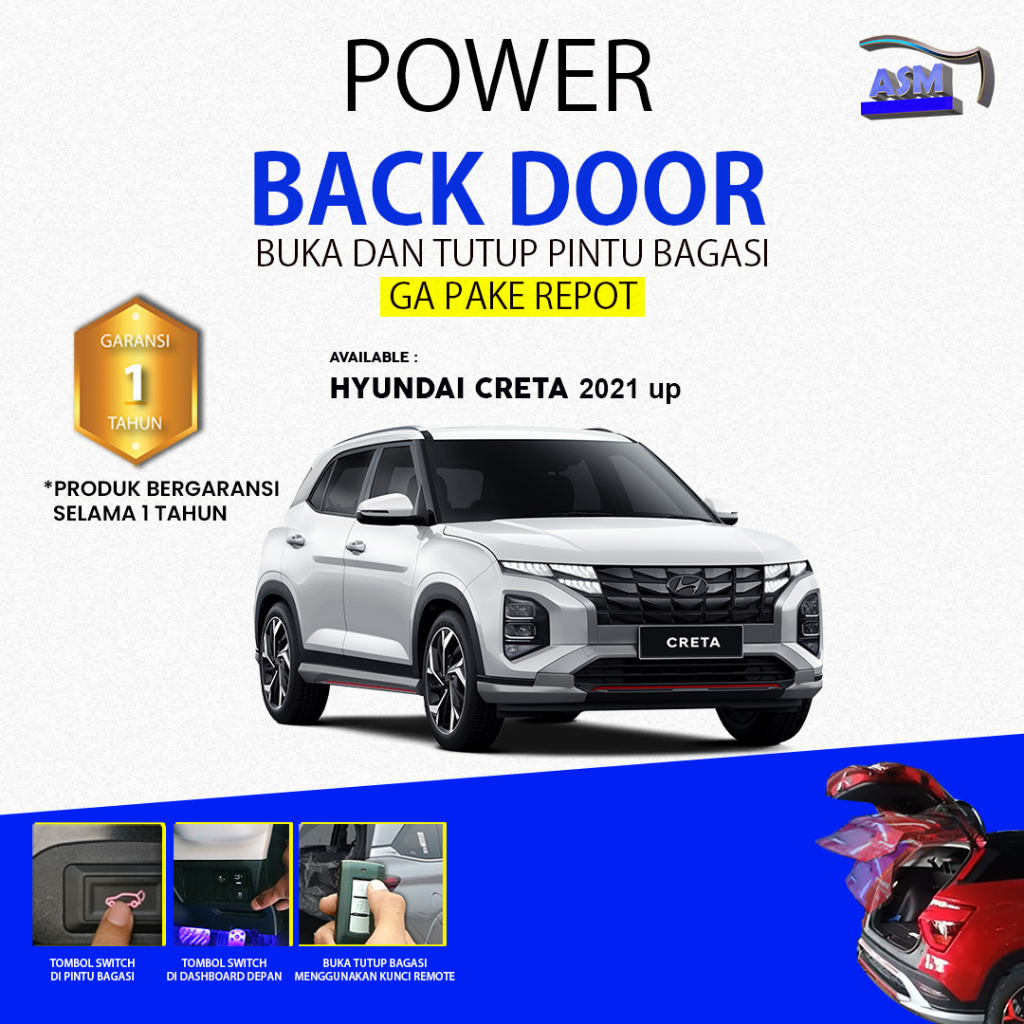 Jual Power Back Door Pintu Bagasi Otomatis Creta 2021 Electric