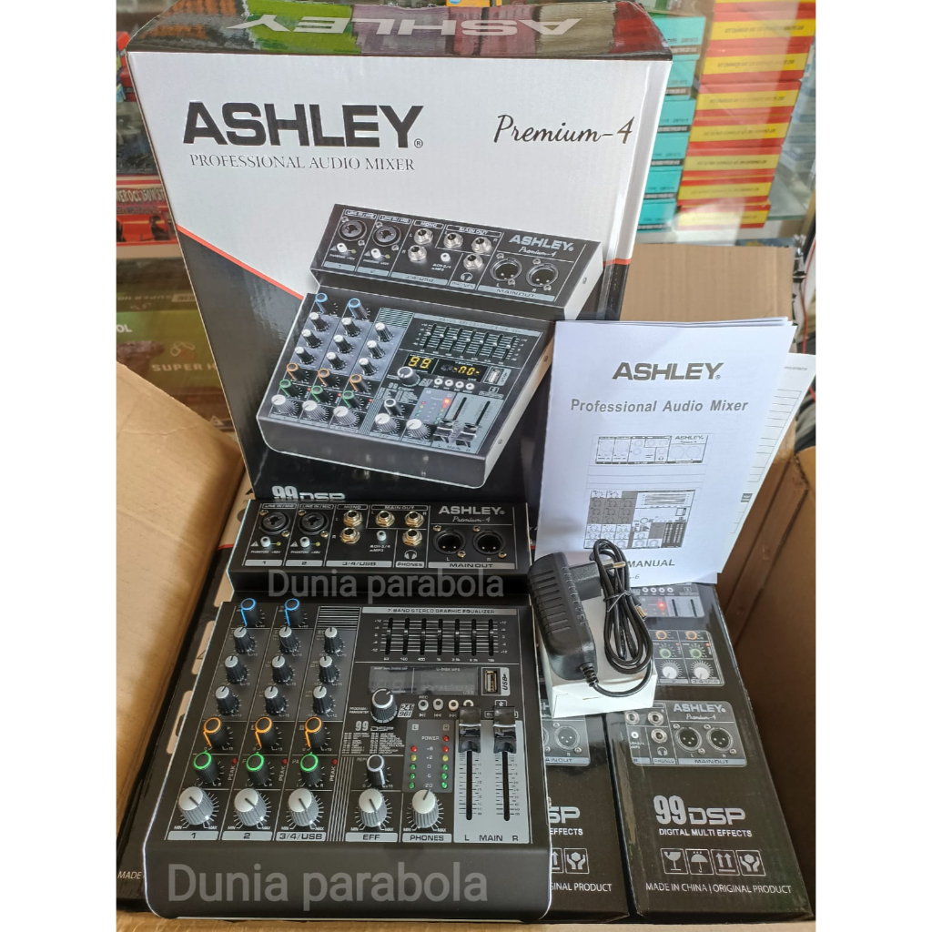 Jual Mixer Ashley Premium 4 Hardwell Reverb 4 Original 4 Channel