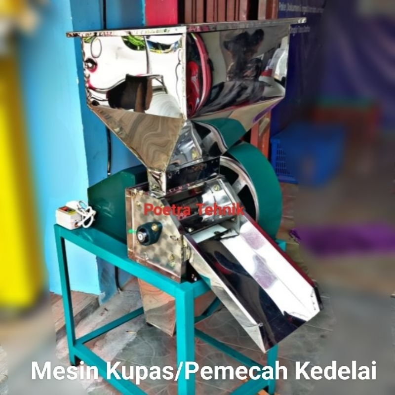 Jual Mesin Kupas Pemecah Kedelai Otomatis Pengupas Kulit Kedelai