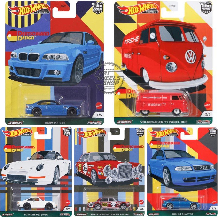 Jual HOT WHEELS DEUTSCHLAND DESIGN SET PREMIUM CAR CULTURE Shopee Indonesia