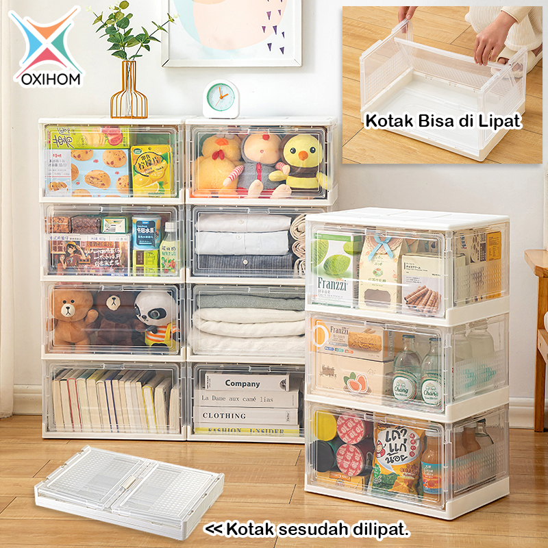 Jual Oxihom Container Box Lipat Kotak Penyimpanan Folding Storage Box