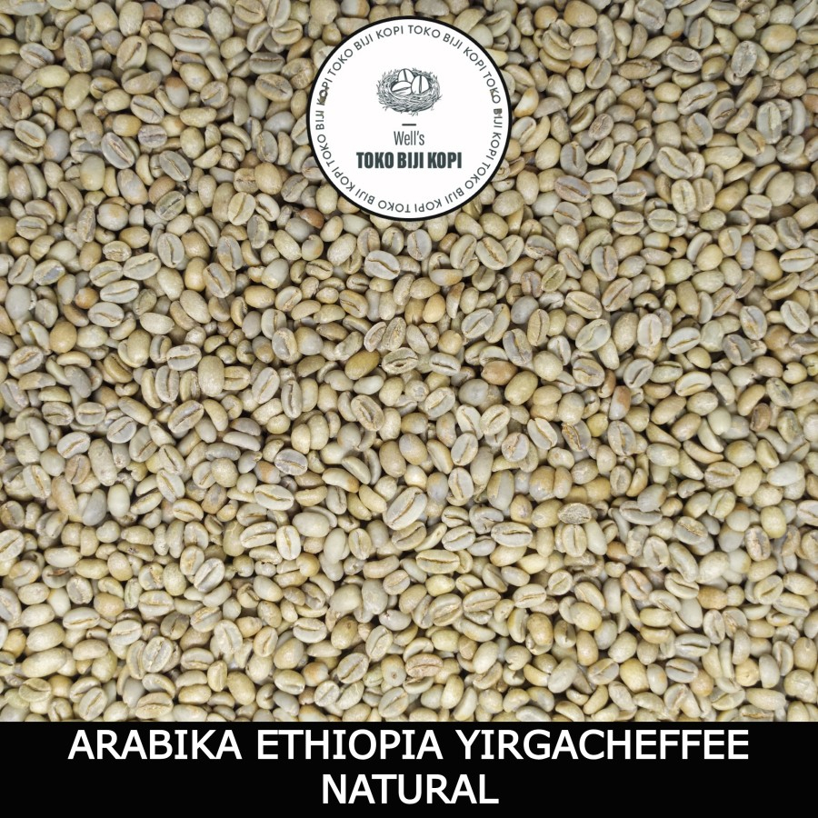 Jual Green Bean Kopi Arabika Ethiopia Yirgacheffee Natural Kg