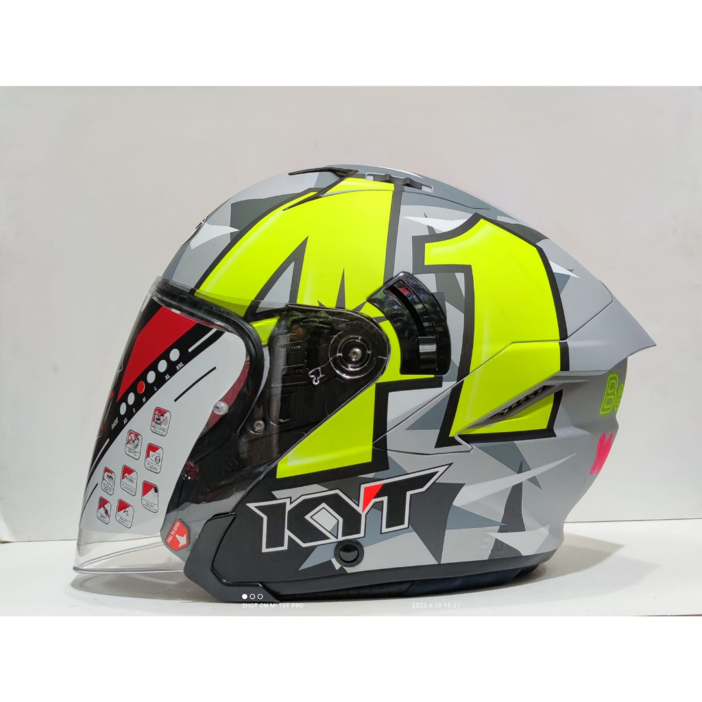 Jual HELM KYT NFJ HELM KYT NF J Espargaro 2020 BELIEVED IN YOUR SELF