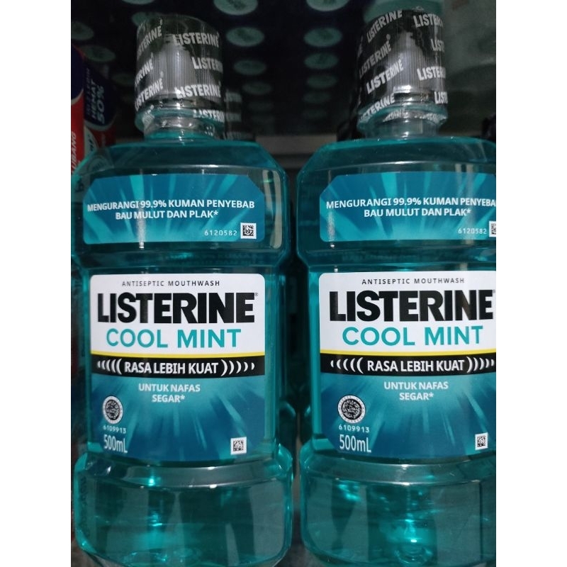 Jual LISTERINE COOL MINT 500ml Paket Isi 2 Pcs Shopee Indonesia