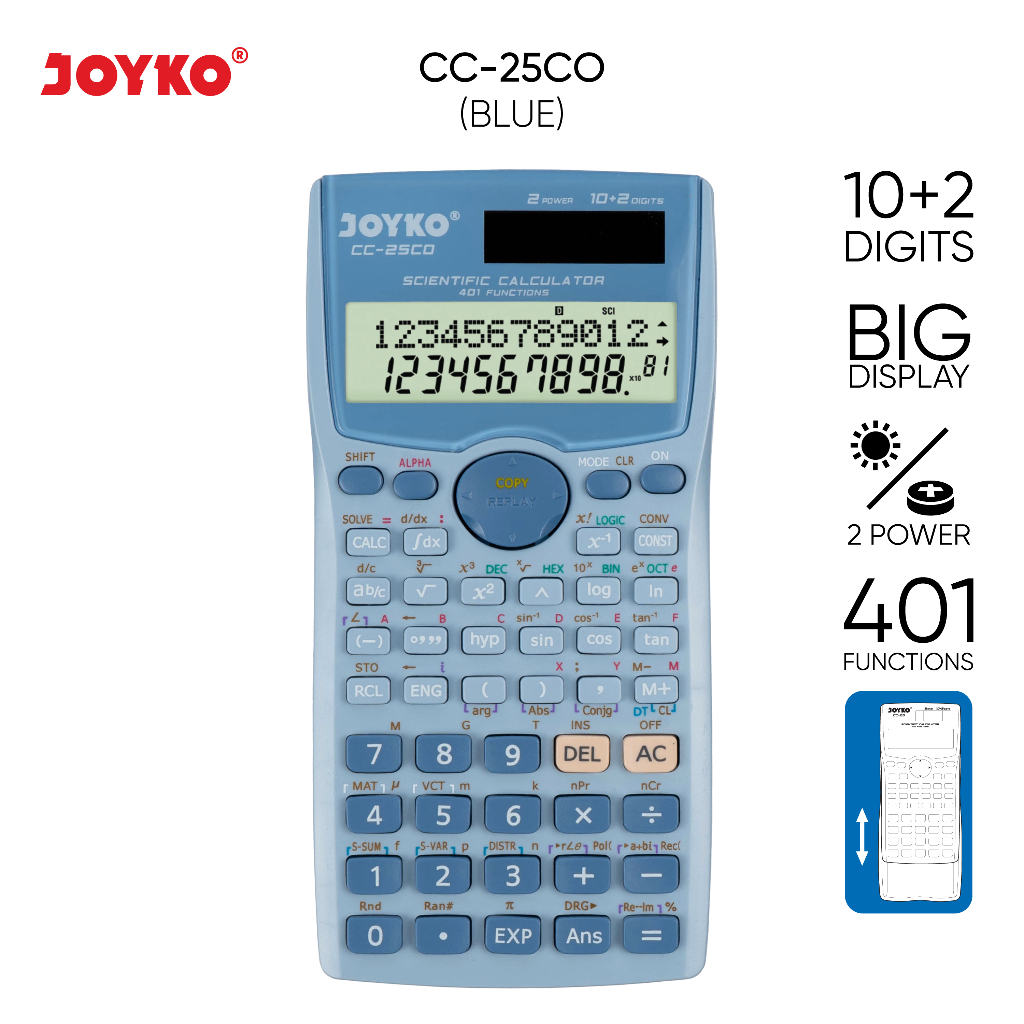 Jual Calculator Kalkulator Joyko Cc Scientific Functions