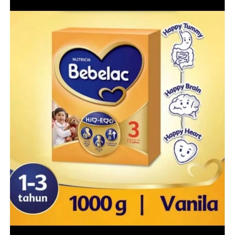 Jual Bebelac 3 Vanila 1000g Shopee Indonesia