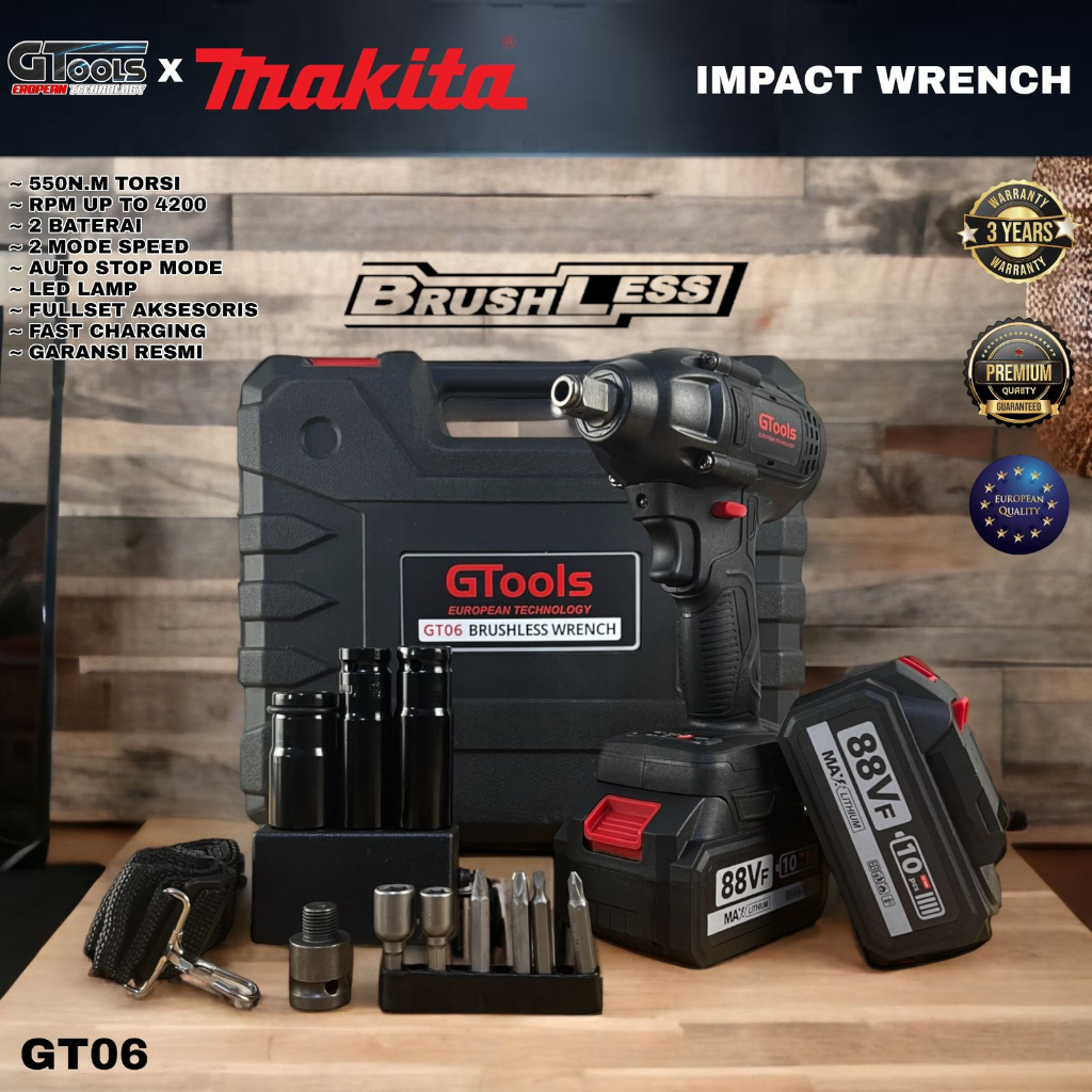 Jual Racun Shopee Makita Impact Wrecnh Garansi Resmi Thn Kosong Ready