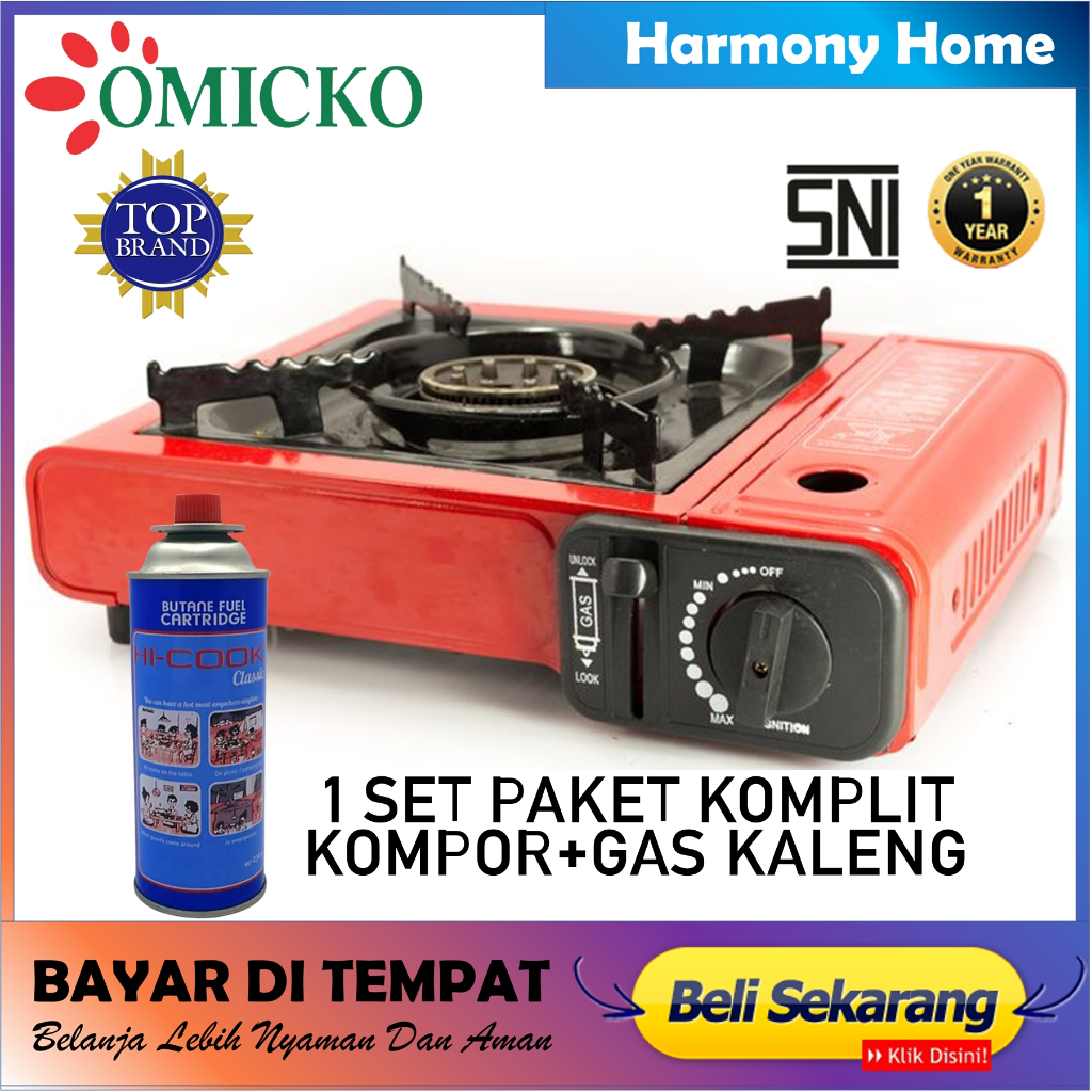 Jual Kompor Gas Portable Omicko Kompor Gas Portable Tungku In