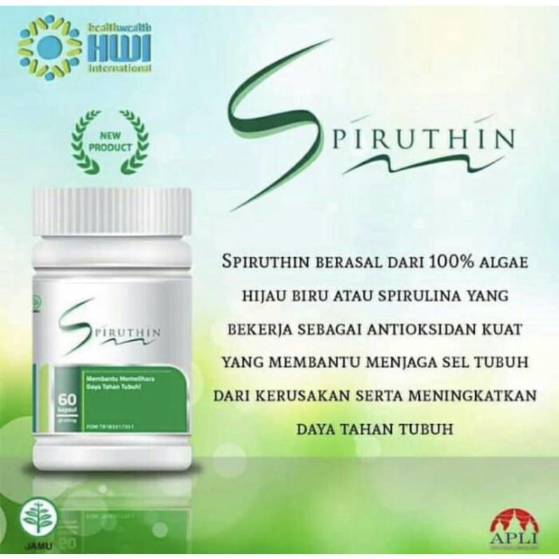 Jual Spiruthin Asli Original Hwi Kapsul Mencerdaskan Otak Bisa Untuk