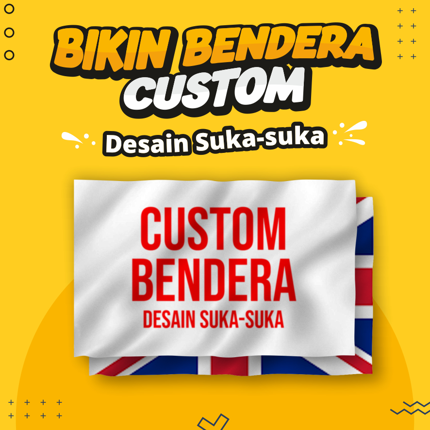 Jual CETAK BENDERA KAIN CUSTOM PRINTING SABLON SATUAN Shopee Indonesia