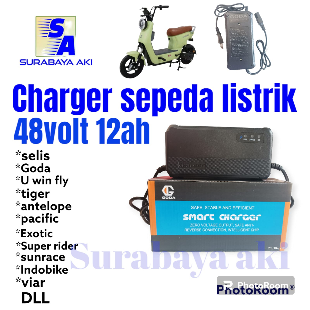 Jual Cas V Ah Charger Sepeda Listrik Original Smart Charger V