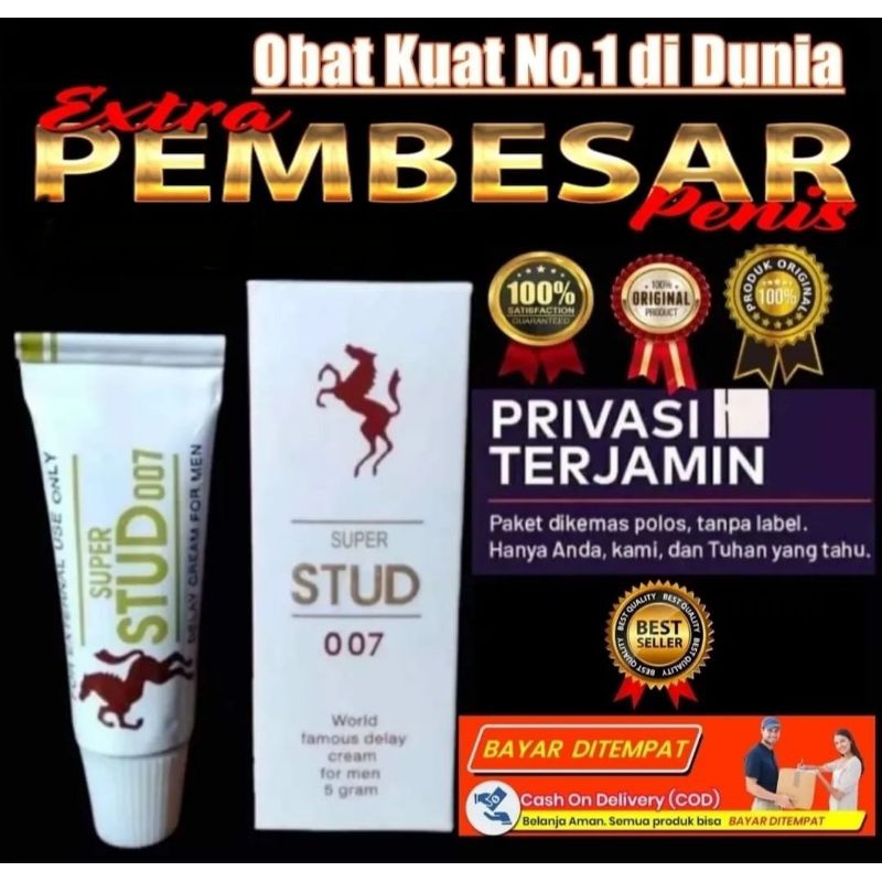 Jual Stud 007 Asli 100 Herbal Alami OBAT PEMBESAR DAN PANJANG KELAMIN