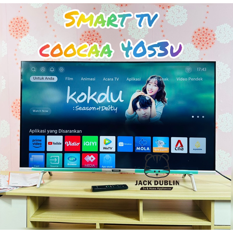 Jual TV LED COOCAA 40 INCH SMART DIGITAL TV 40S3U 40S3 40S3u YOUTUBE