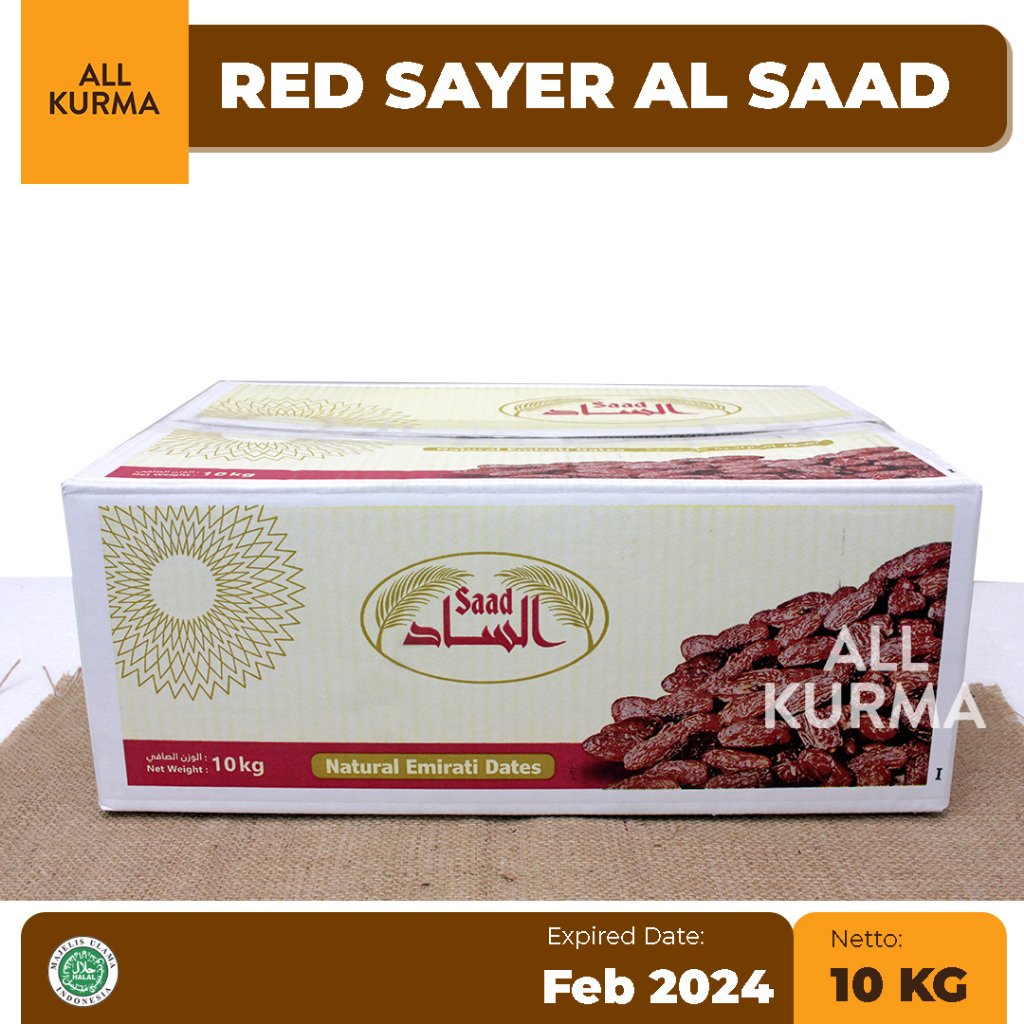 Jual Kurma Emirates Gold Red Sayer Al Saad Kg Shopee Indonesia