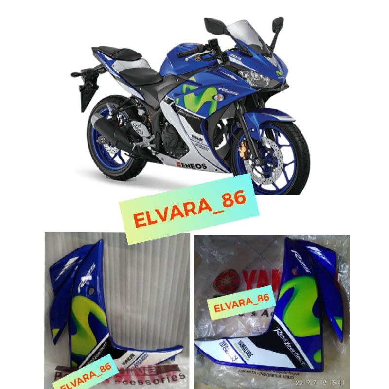 Jual Fairing Kanan Kiri Yamaha R Movistar Original Shopee