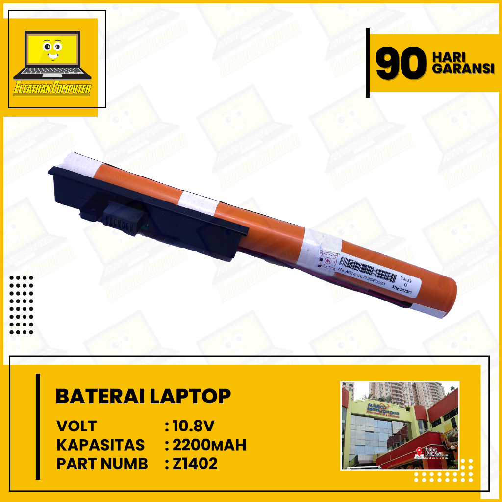 Jual Baterai Laptop Acer One 14z 14 Z402 14 Z1402 C87P 14 Z1402 C6YW