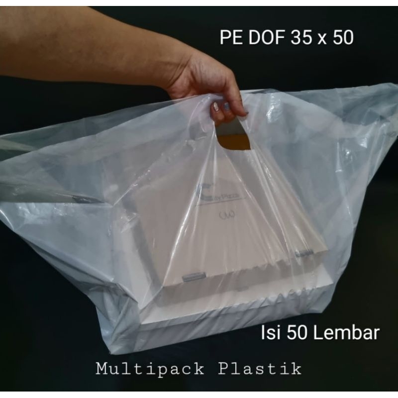 Jual Kantong Plastik Pe Dof Plong Oval Ukuran X Isi Lembar