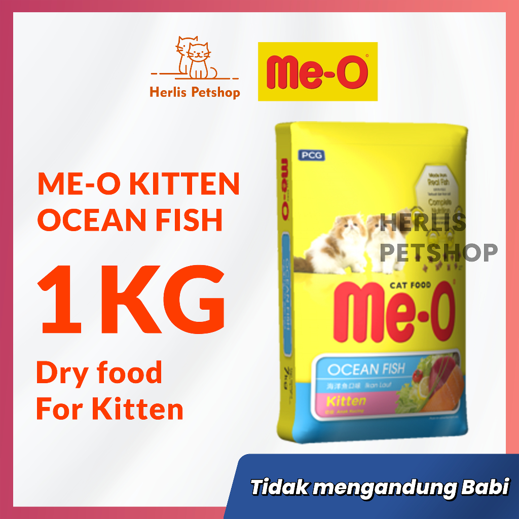 Jual Makanan Kucing ME O KITTEN Ocean Food 1 1 Kg Freshpack Dry Food