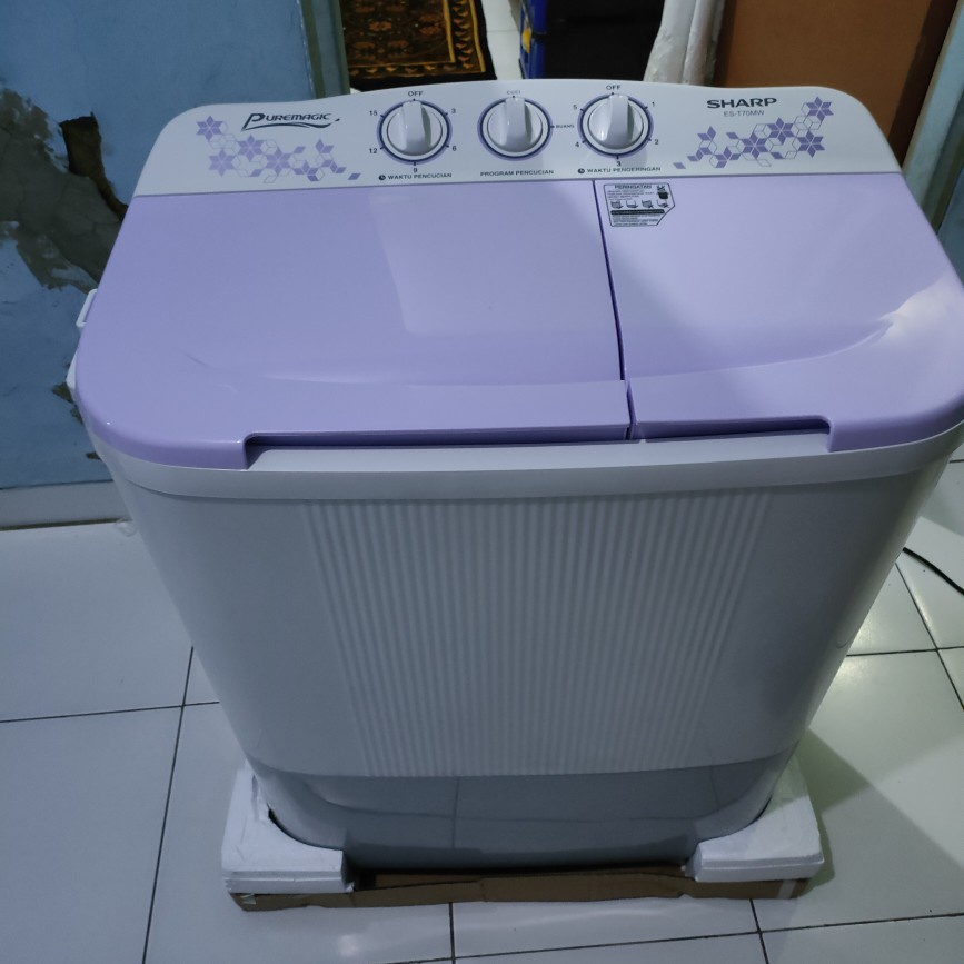 Jual MESIN CUCI SHARP EST 70MW 6KG 2 TABUNG 70 MW 6 KG LOW WATT