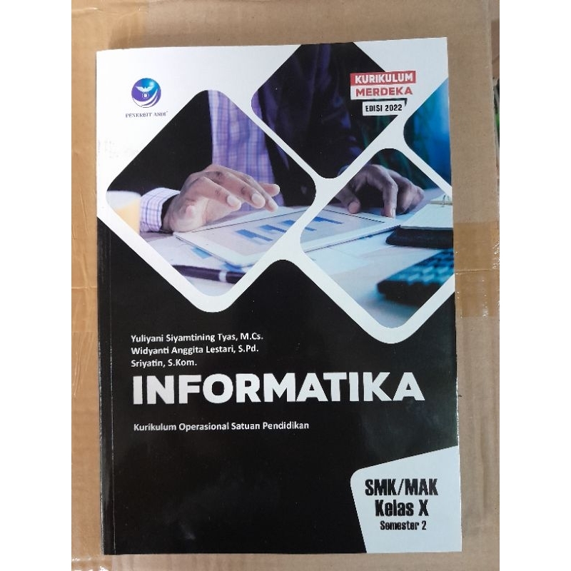 Jual Informatika SMK MAK Kelas X Semester 2 Kurikulum Merdeka Shopee