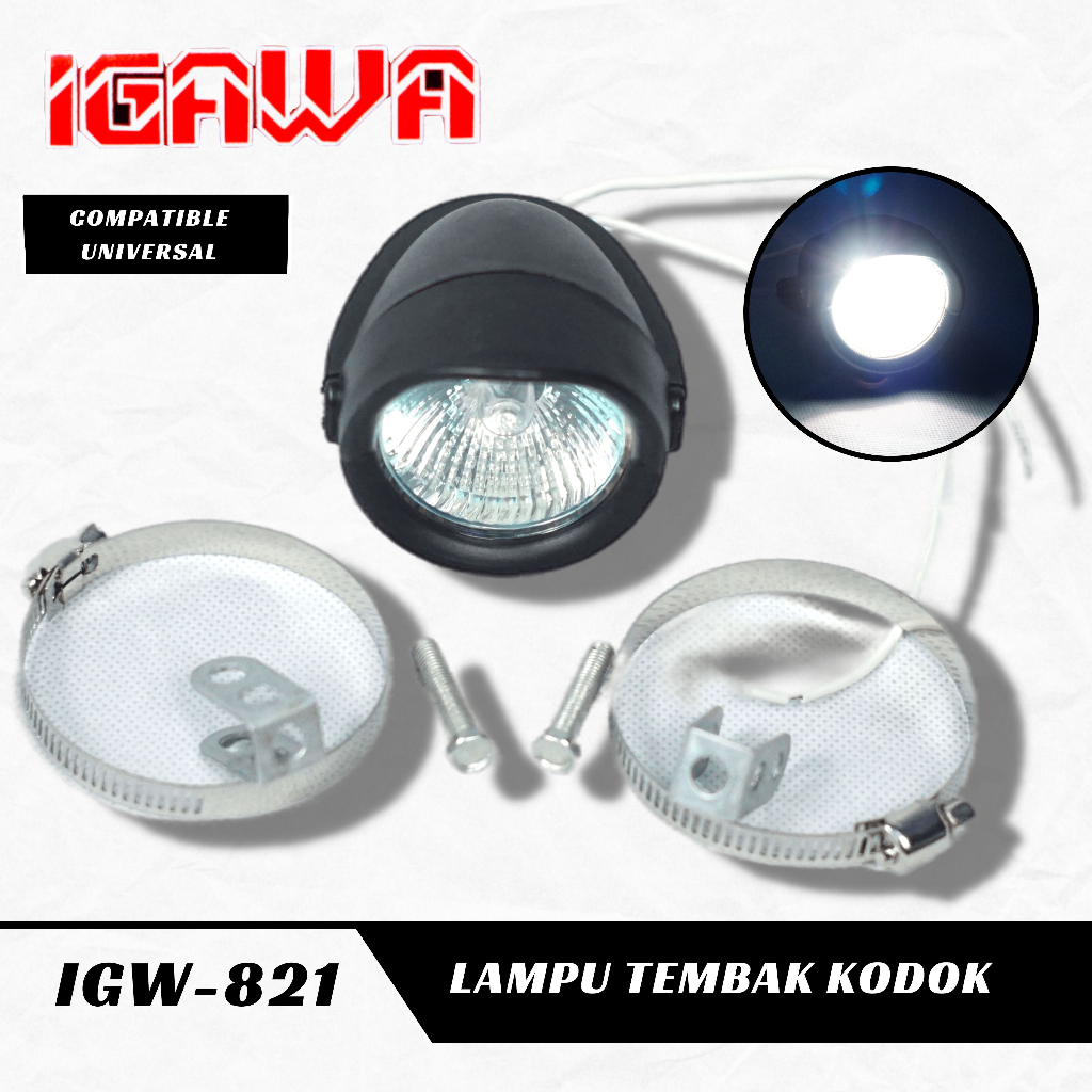 Jual Lampu Tembak Sorot Motor Led Model Kodok Foglamp Led Hologen